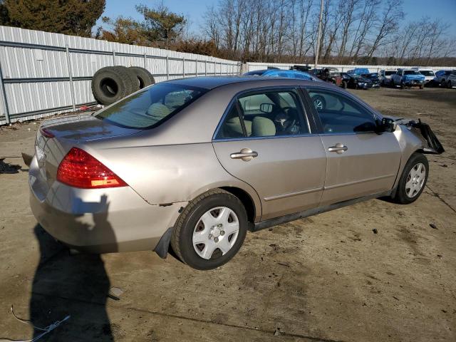 1HGCM56457A002910 - 2007 HONDA ACCORD LX TAN photo 3