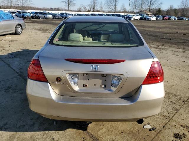 1HGCM56457A002910 - 2007 HONDA ACCORD LX TAN photo 6