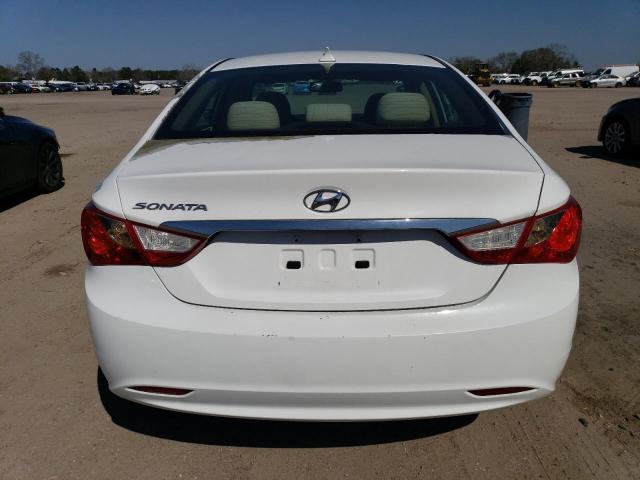 5NPEB4ACXDH582729 - 2013 HYUNDAI SONATA GLS WHITE photo 6