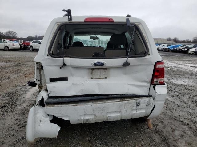 1FMCU03789KA42780 - 2009 FORD ESCAPE XLT WHITE photo 6