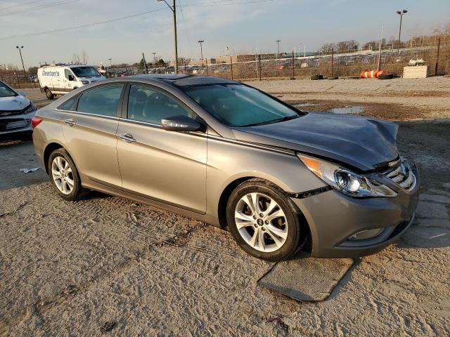 5NPEC4AC2DH603893 - 2013 HYUNDAI SONATA SE GRAY photo 4