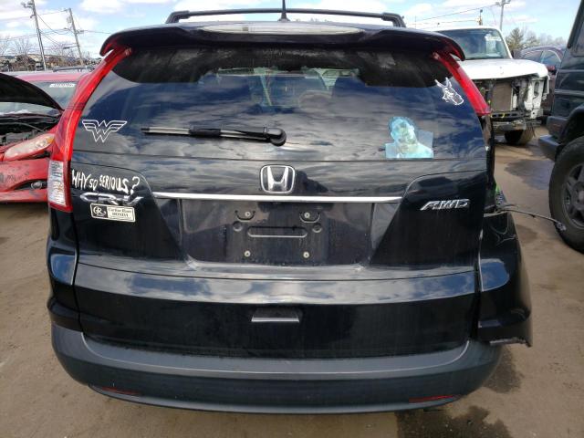 2HKRM4H72DH603450 - 2013 HONDA CR-V EXL BLACK photo 6