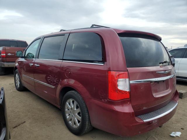 2C4RC1CG5CR412650 - 2012 CHRYSLER TOWN & COU TOURING L BURGUNDY photo 2