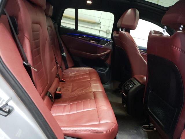 5UXUJ3C55KLG54907 - 2019 BMW X4 XDRIVE30I ვერცხლისფერი ფოტო 10