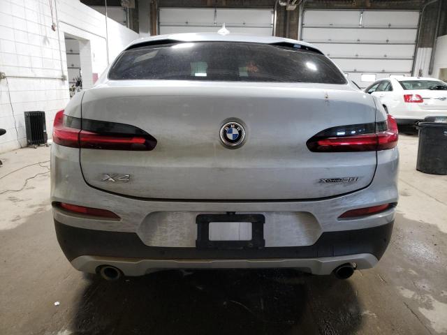 5UXUJ3C55KLG54907 - 2019 BMW X4 XDRIVE30I ვერცხლისფერი ფოტო 6