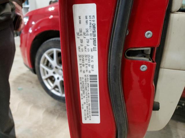 3C4PDDDG0DT569943 - 2013 DODGE JOURNEY CREW RED photo 12