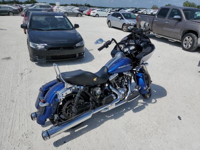 1HD1KTM13FB646373 - 2015 HARLEY-DAVIDSON FLTRXS ROAD GLIDE SPECIAL BLUE photo 4