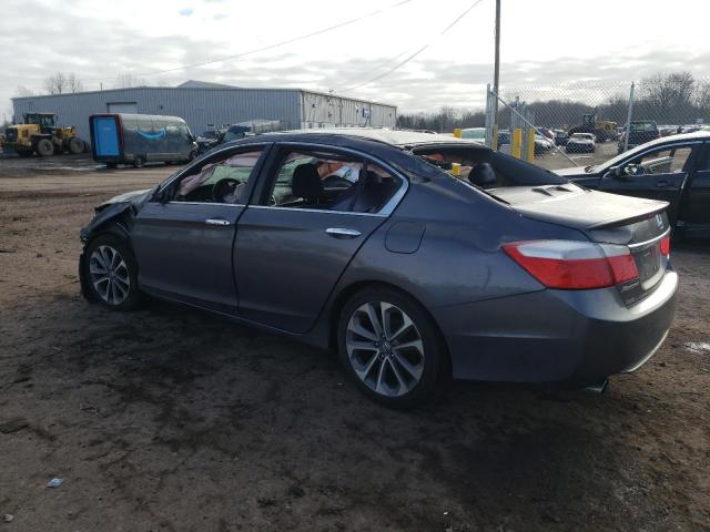 1HGCR2F5XFA039247 - 2015 HONDA ACCORD SPORT GRAY photo 2