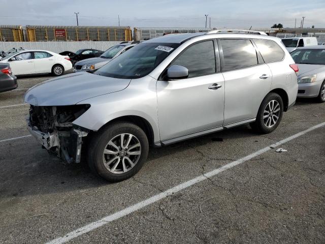 5N1AR2MM2DC672516 - 2013 NISSAN PATHFINDER S SILVER photo 1