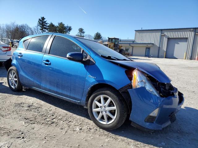 JTDKDTB3XE1077434 - 2014 TOYOTA PRIUS C BLUE photo 4