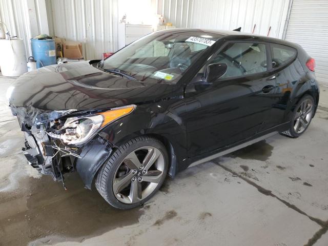 KMHTC6AE0DU153005 - 2013 HYUNDAI VELOSTER TURBO BLACK photo 1