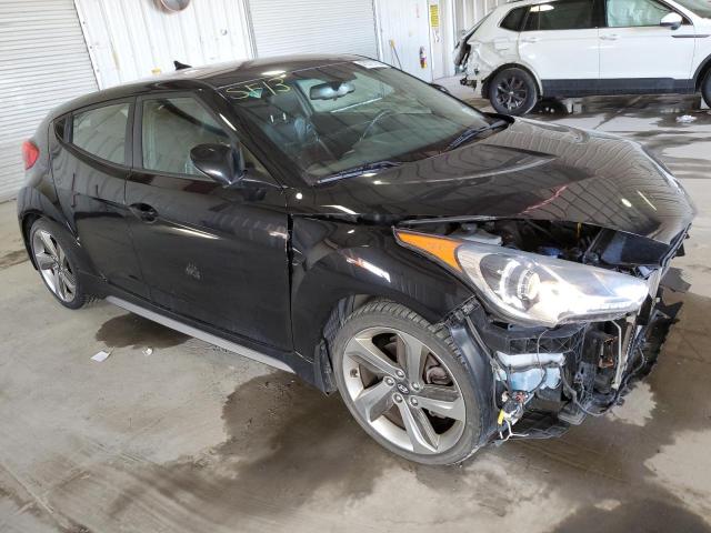 KMHTC6AE0DU153005 - 2013 HYUNDAI VELOSTER TURBO BLACK photo 4