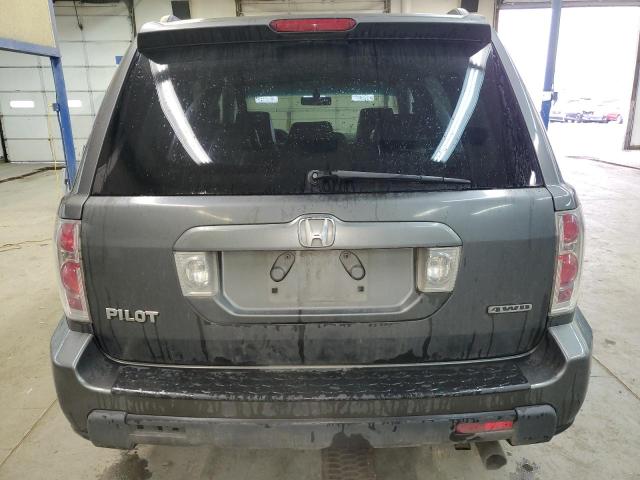 2HKYF18577H513055 - 2007 HONDA PILOT EXL CHARCOAL photo 6