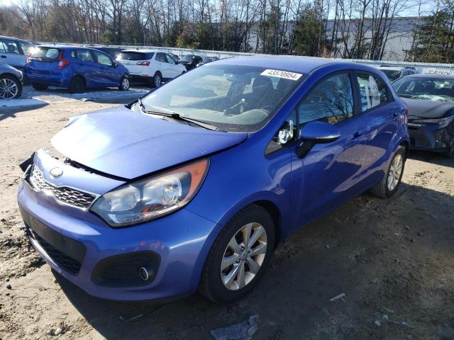 KNADN5A38D6139141 - 2013 KIA RIO EX BLUE photo 1