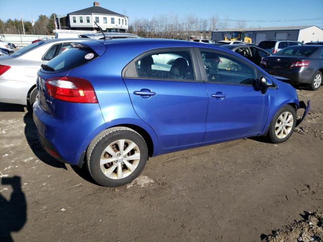 KNADN5A38D6139141 - 2013 KIA RIO EX BLUE photo 3