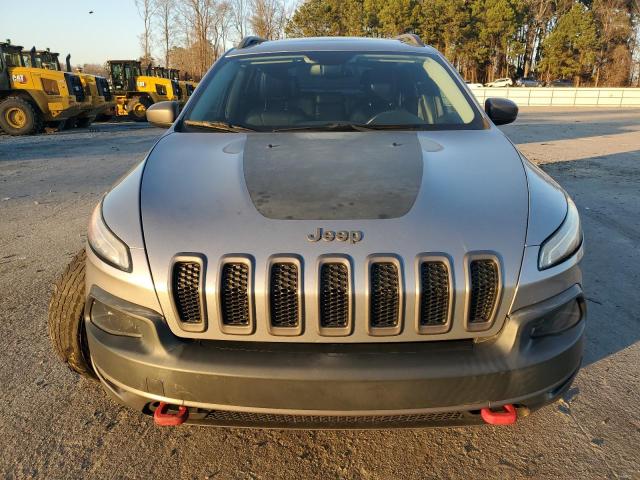 1C4PJMBS7GW104509 - 2016 JEEP CHEROKEE TRAILHAWK GRAY photo 5