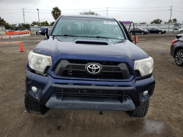 3TMMU4FN7DM057637 - 2013 TOYOTA TACOMA DOUBLE CAB LONG BED BLUE photo 5