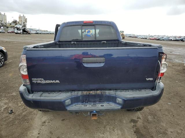 3TMMU4FN7DM057637 - 2013 TOYOTA TACOMA DOUBLE CAB LONG BED BLUE photo 6