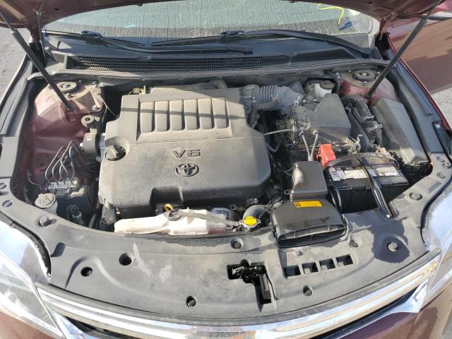 4T1BK1EB0DU017345 - 2013 TOYOTA AVALON BASE 勃艮第红 照片 11