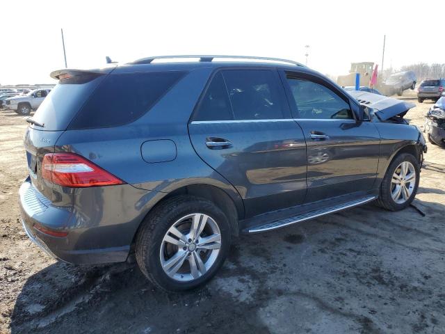4JGDA5HBXFA601402 - 2015 MERCEDES-BENZ ML 350 4MATIC GRAY photo 3