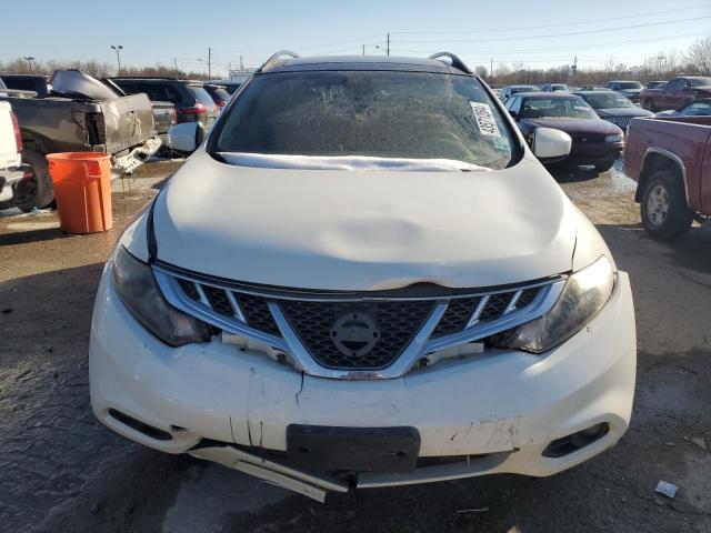 JN8AZ1MU0EW421545 - 2014 NISSAN MURANO S WHITE photo 5