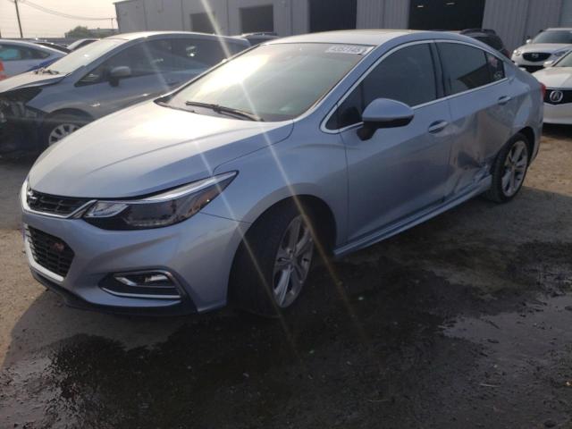 1G1BF5SM7J7107553 - 2018 CHEVROLET CRUZE PREMIER SILVER photo 1