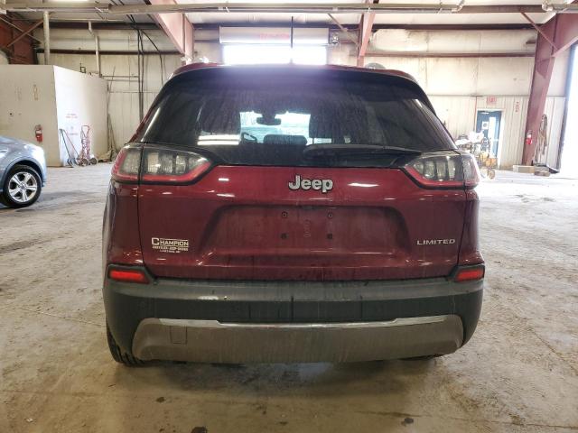 1C4PJLDB1KD347809 - 2019 JEEP CHEROKEE LIMITED BURGUNDY photo 6