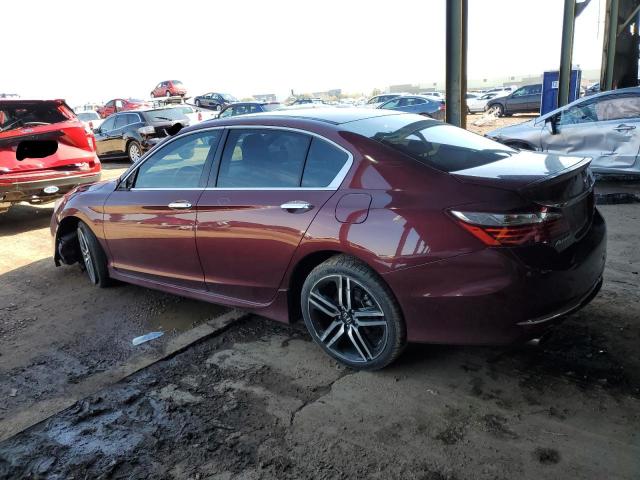 1HGCR2F17HA156784 - 2017 HONDA ACCORD SPORT SPECIAL EDITION RED photo 2