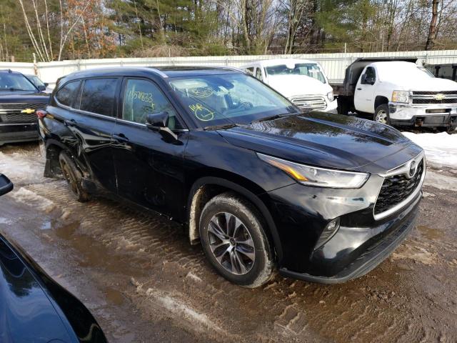 5TDGZRBH3MS101676 - 2021 TOYOTA HIGHLANDER XLE 黑色 照片 4
