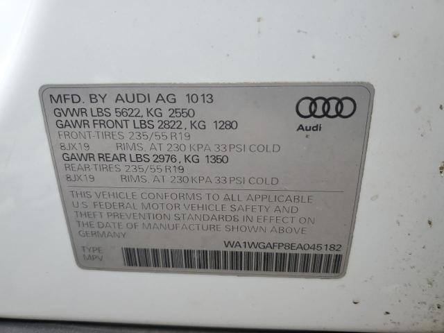 WA1WGAFP8EA045182 - 2014 AUDI Q5 PRESTIGE 白色 照片 13