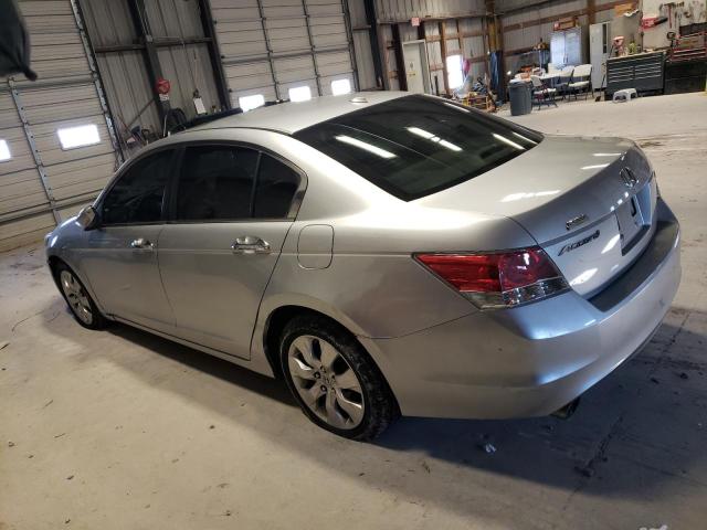 1HGCP36898A026059 - 2008 HONDA ACCORD EXL SILVER photo 2