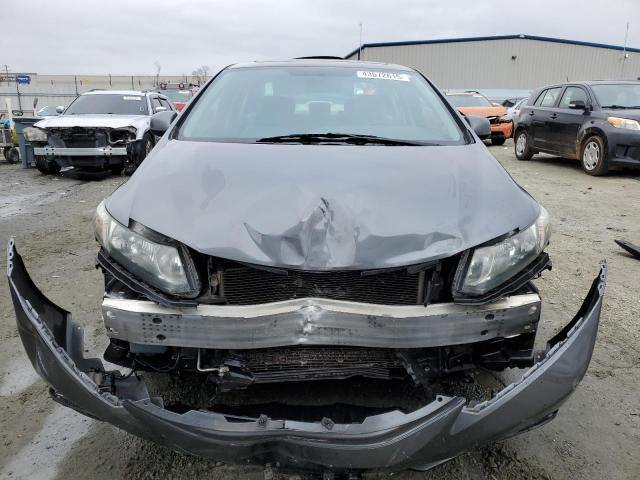 19XFB2F92DE074751 - 2013 HONDA CIVIC EXL GRAY photo 5