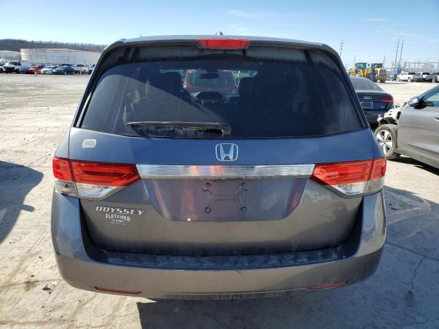5FNRL5H66EB118955 - 2014 HONDA ODYSSEY EXL CHARCOAL photo 6