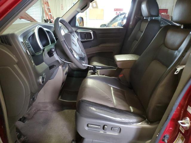 2HJYK16506H511410 - 2006 HONDA RIDGELINE RTL MAROON photo 7