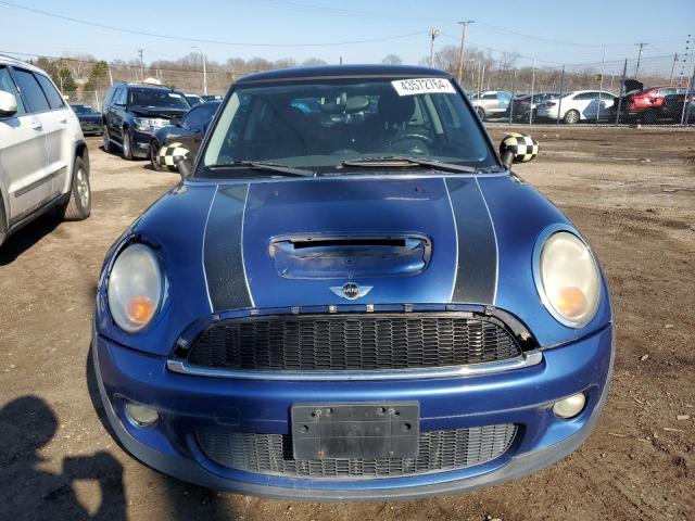 WMWMF73529TW84512 - 2009 MINI COOPER S BLUE photo 5