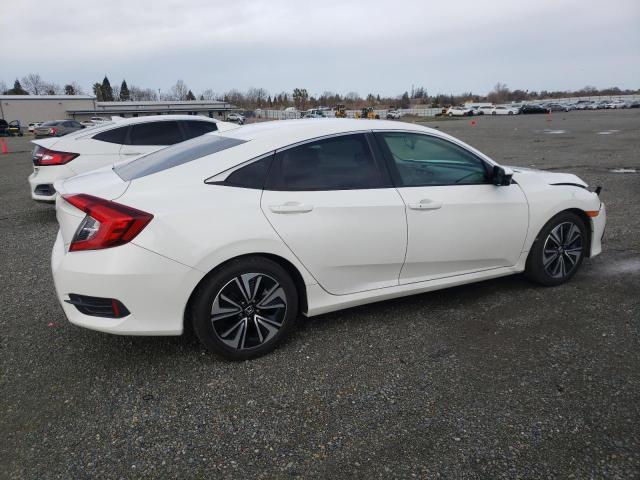 JHMFC1F77JX027182 - 2018 HONDA CIVIC EXL WHITE photo 3