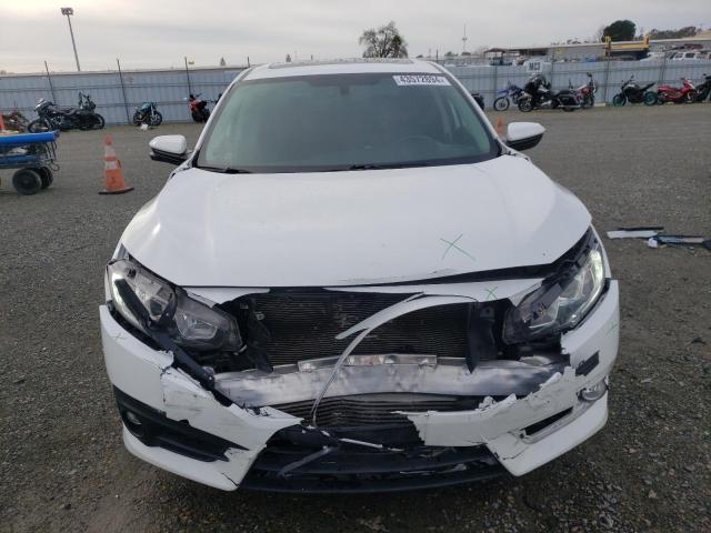 JHMFC1F77JX027182 - 2018 HONDA CIVIC EXL თეთრი ფოტო 5