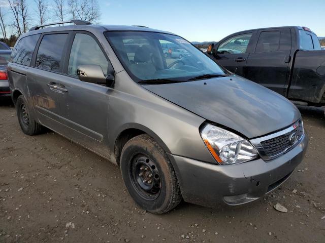 KNDMG4C78B6364244 - 2011 KIA SEDONA LX SILVER photo 4