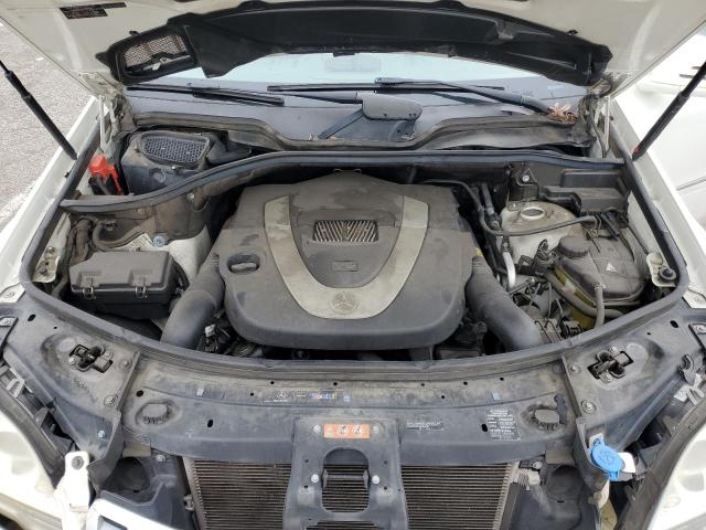 4JGBB8GB2BA627073 - 2011 MERCEDES-BENZ ML 350 4MATIC WHITE photo 12