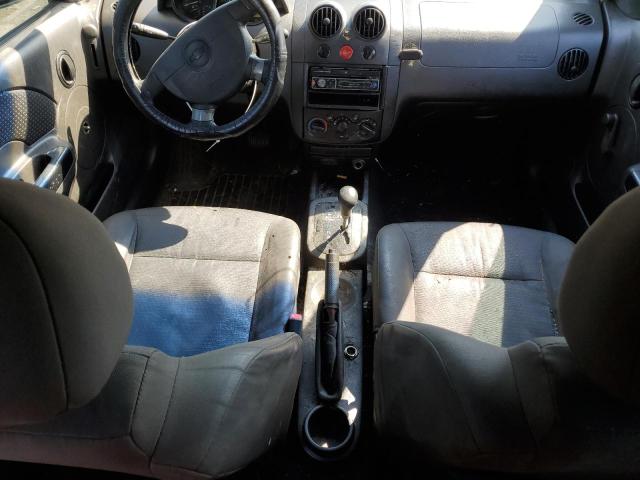 KL1TD66696B678248 - 2006 CHEVROLET AVEO BASE Gümüş foto 8