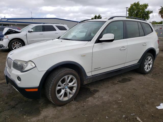 WBXPC9C47AWJ37818 - 2010 BMW X3 XDRIVE30I WHITE photo 1