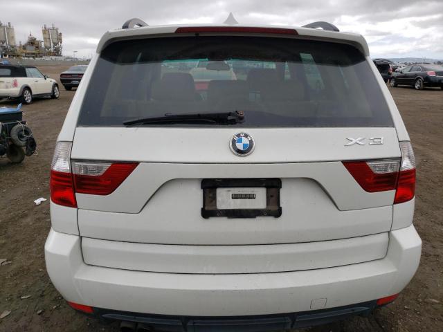 WBXPC9C47AWJ37818 - 2010 BMW X3 XDRIVE30I WHITE photo 6