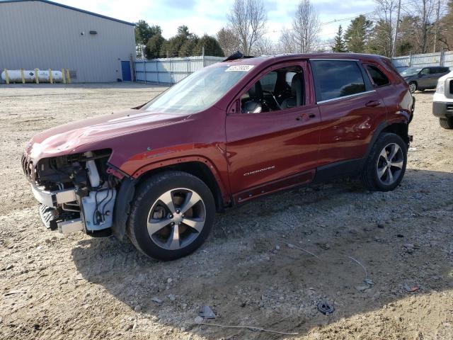 1C4PJMDX5KD237881 - 2019 JEEP CHEROKEE LIMITED RED photo 1