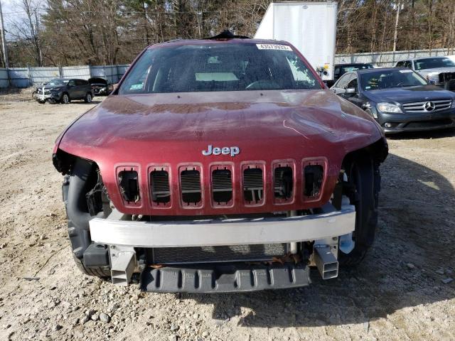 1C4PJMDX5KD237881 - 2019 JEEP CHEROKEE LIMITED RED photo 5