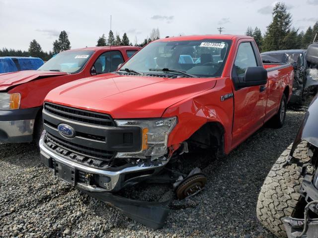 1FTMF1CB9KKD65223 - 2019 FORD F150 RED photo 1