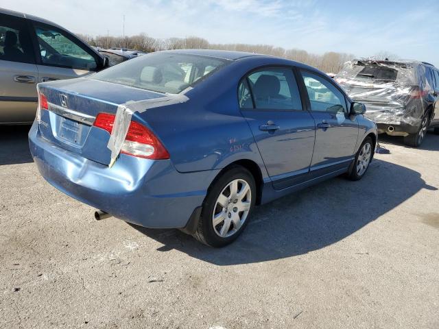 19XFA1F52AE013289 - 2010 HONDA CIVIC LX BLUE photo 3