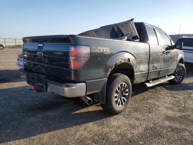 1FTFX1ET7BFA65779 - 2011 FORD F150 SUPER CAB BLACK photo 3