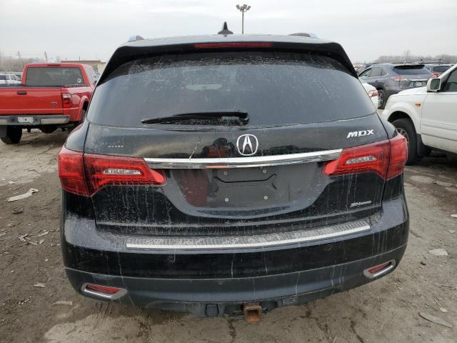 5FRYD4H96GB038859 - 2016 ACURA MDX ADVANCE BLACK photo 6