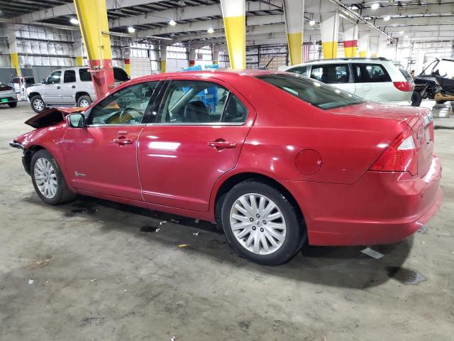 3FADP0L36BR117030 - 2011 FORD FUSION HYBRID RED photo 2