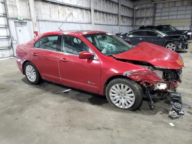 3FADP0L36BR117030 - 2011 FORD FUSION HYBRID RED photo 4